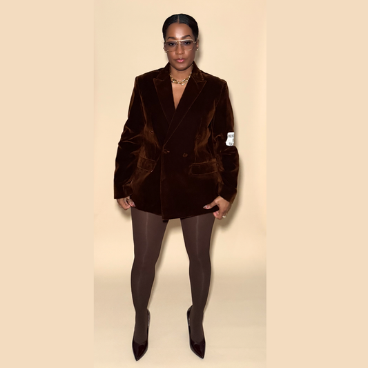 The Resilient Blazer - Chocolate