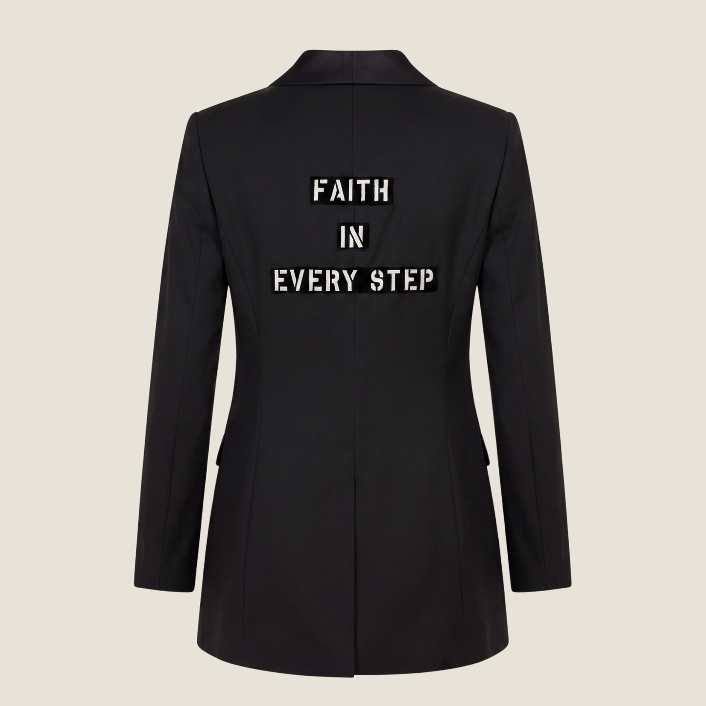 The Faith in Every Step Long Blazer