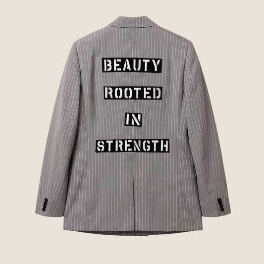 The Becoming Blazer - Pinstripe