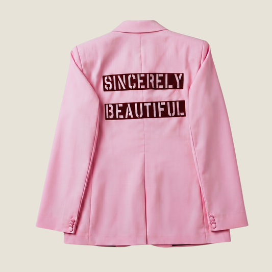 Sincerely Beautiful Pink Blazer
