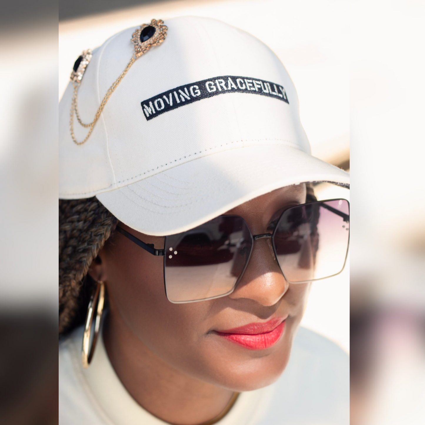 Moving Gracefully – Butter Cream Hat