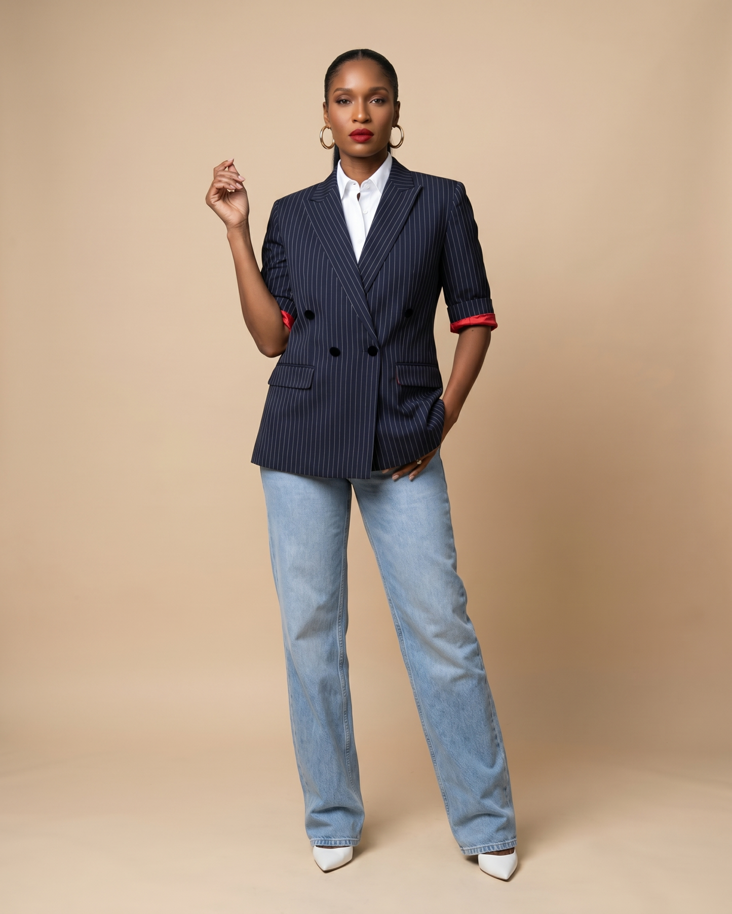 The Moving Gracefully Short Sleeve Blazer