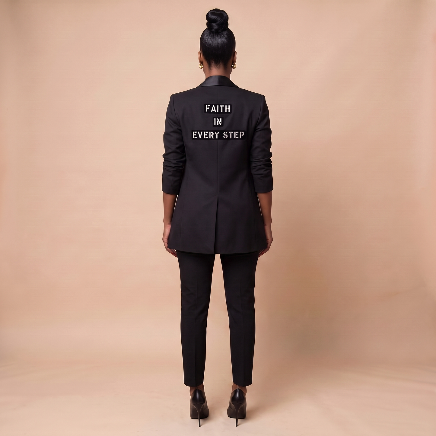 The Faith in Every Step Long Blazer