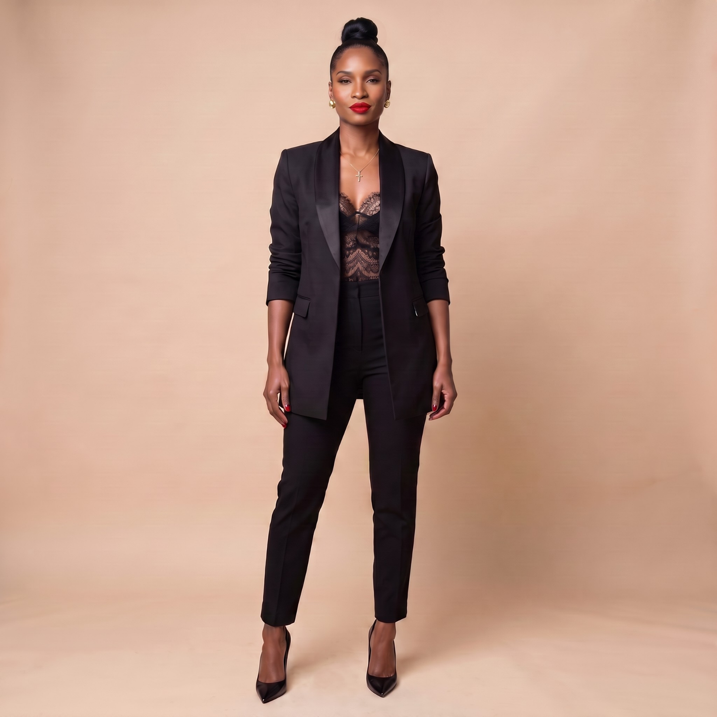 The Faith in Every Step Long Blazer
