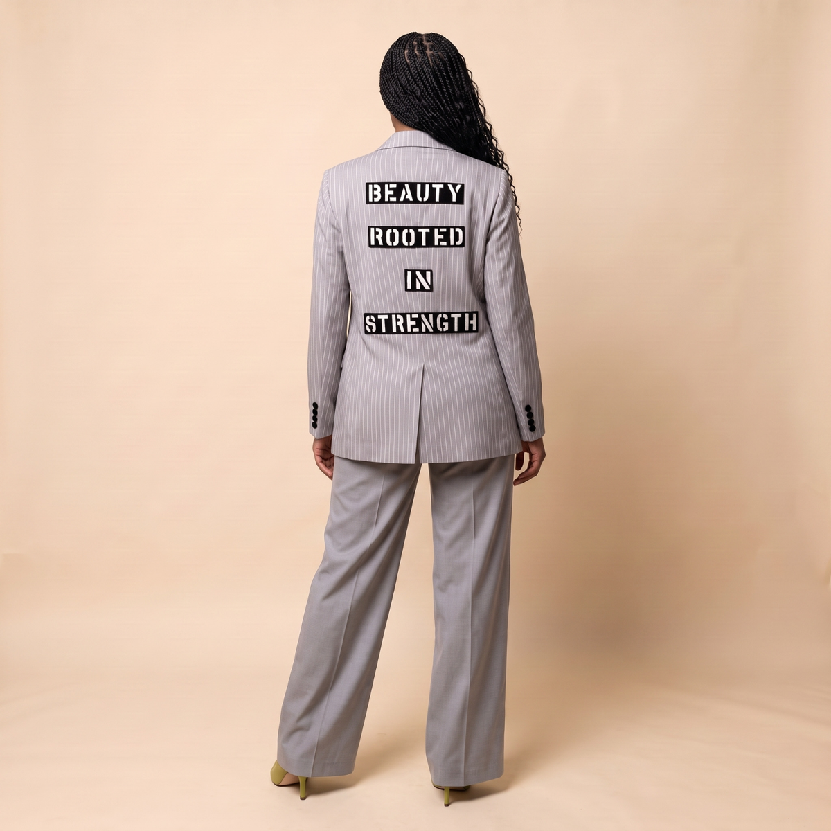 The Becoming Blazer - Pinstripe