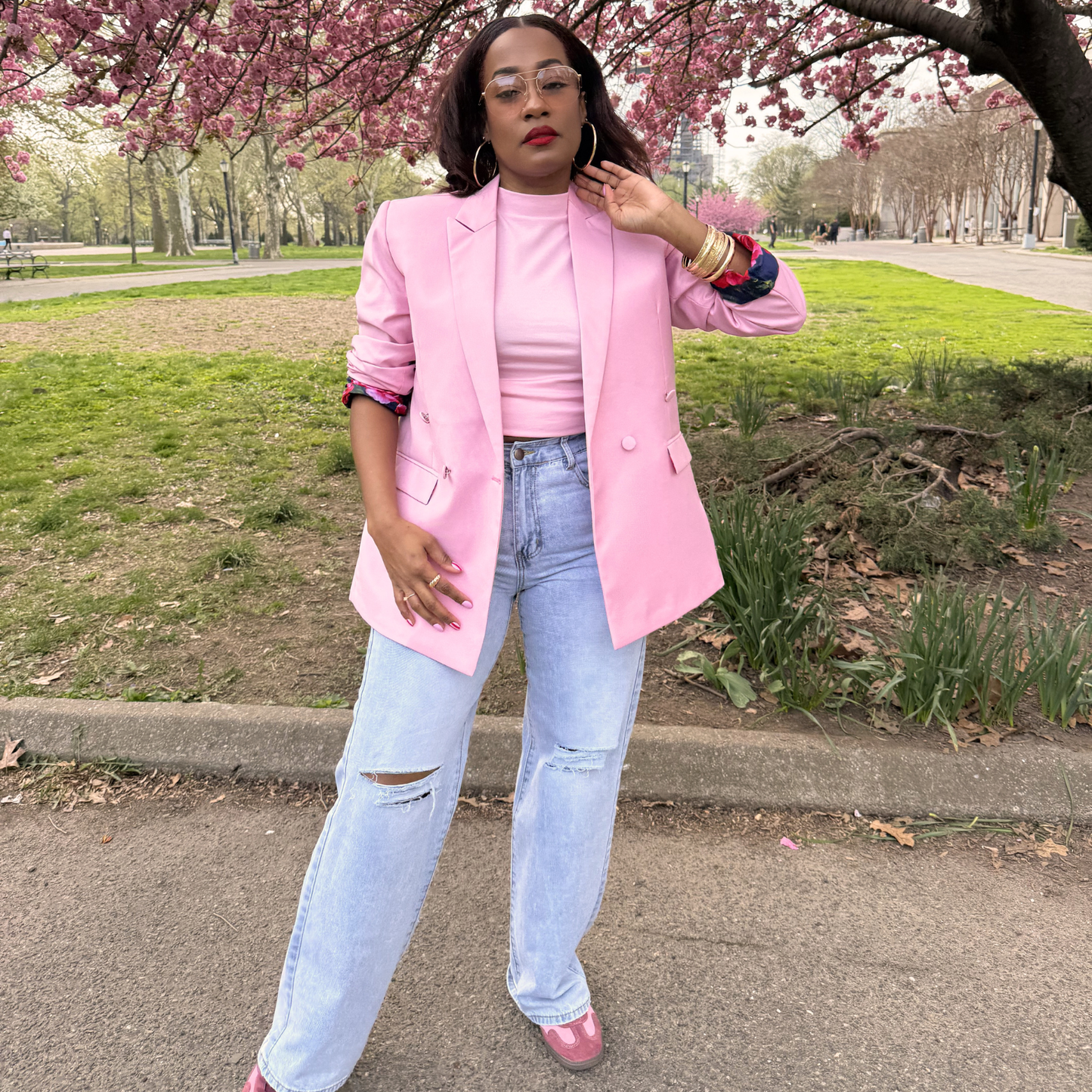 Sincerely Beautiful Pink Blazer