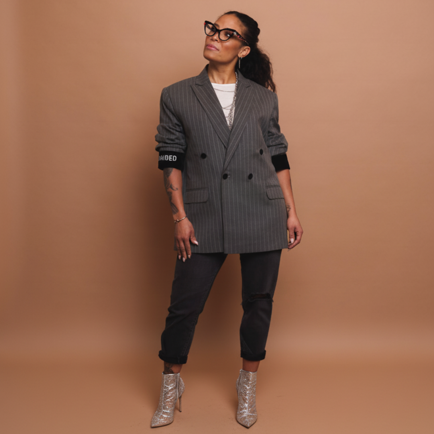 The Becoming Blazer - Pinstripe