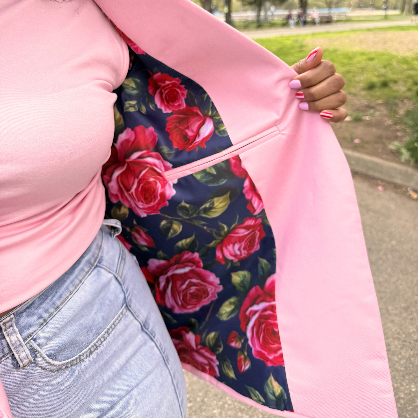 Sincerely Beautiful Pink Blazer