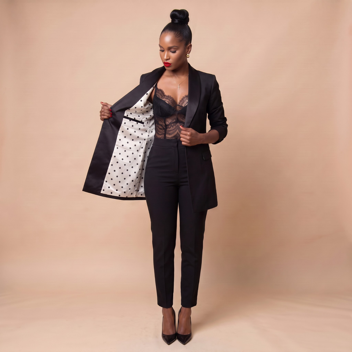 The Faith in Every Step Long Blazer