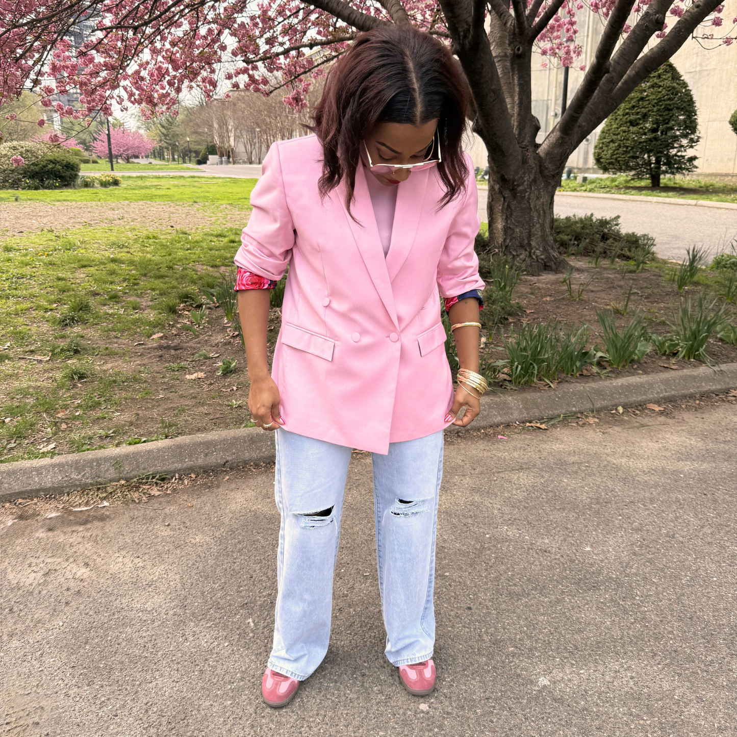 Sincerely Beautiful Pink Blazer: Aligned Edition